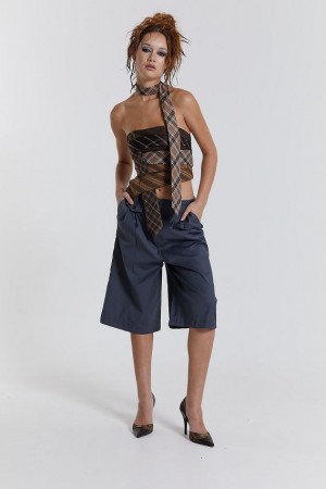 Jadedlondon All Tied Up Wrap Around Corset Tie Top | JADLDN24022