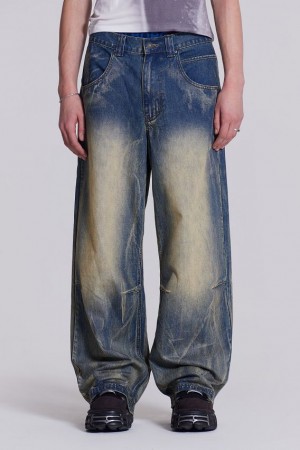 Jadedlondon Blue Ethereal Colossus Jeans | JADLDN24495