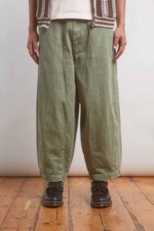 Jadedlondon Khaki Balloon Pants | JADLDN24762