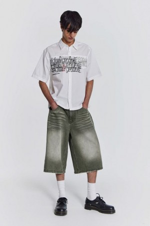 Jadedlondon Khaki Colossus Jorts | JADLDN24569