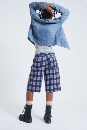 Jadedlondon Zeppelin Checked Jumbo Shorts | JADLDN24072