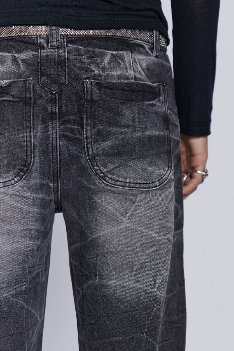 Jadedlondon Black Crease Blaze Jean | JADLDN24556