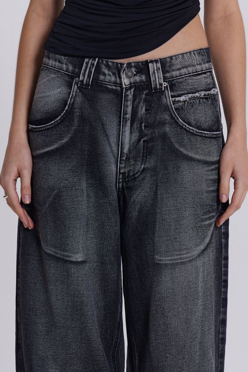 Jadedlondon Black Ethereal Colossus Jeans | JADLDN24432