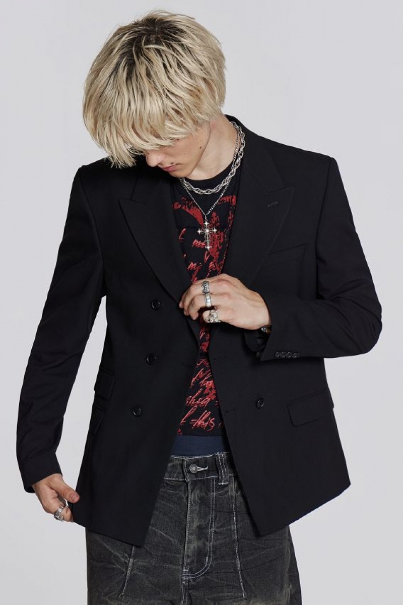 Jadedlondon Black Goliath Blazer | JADLDN24604