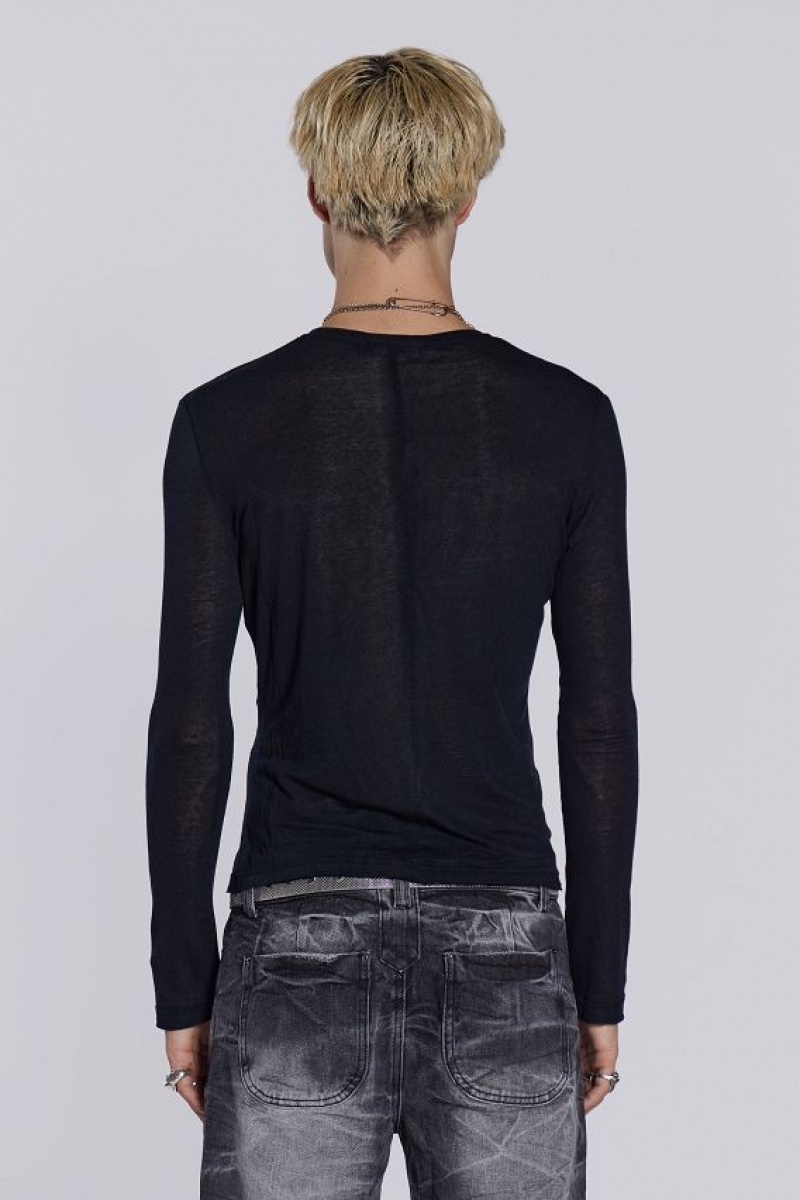 Jadedlondon Black Mist Long Sleeve | JADLDN24655