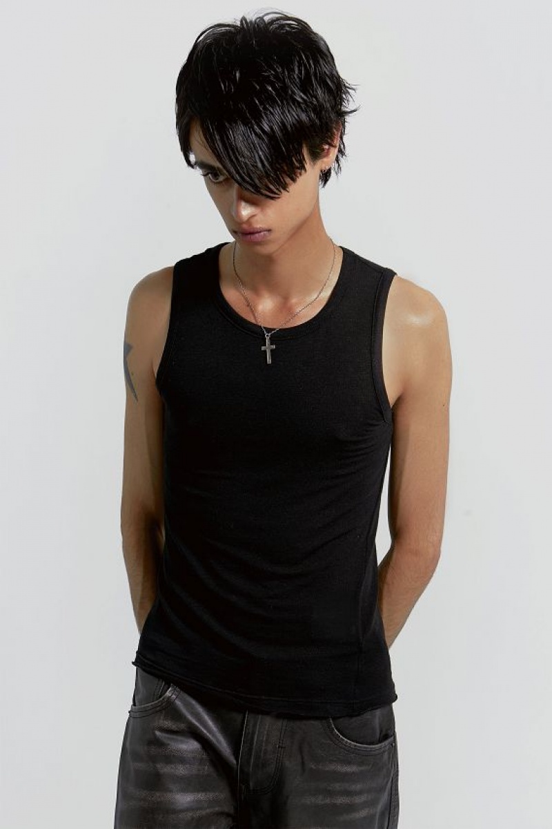 Jadedlondon Black Mist Vest | JADLDN24710