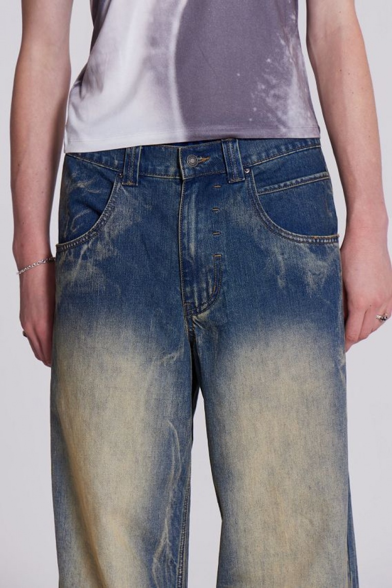 Jadedlondon Blue Ethereal Colossus Jeans | JADLDN24495