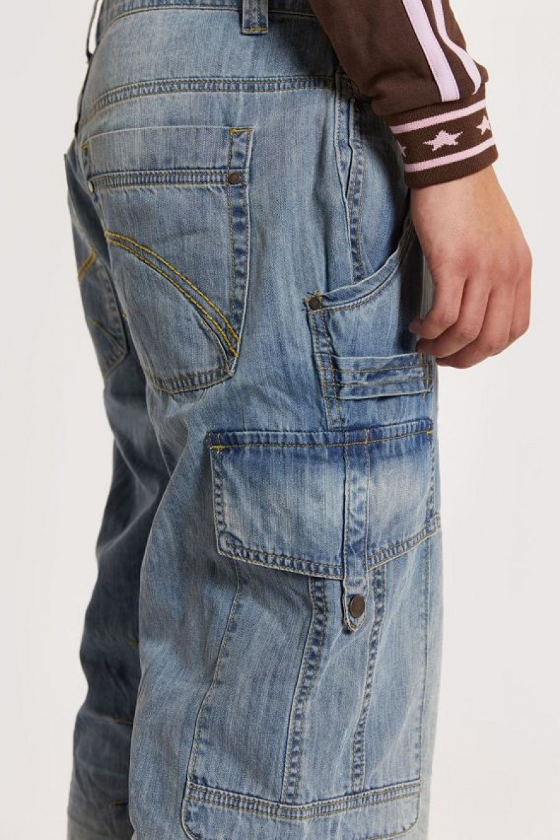 Jadedlondon Blue Millennium Cargo Jeans | JADLDN24736