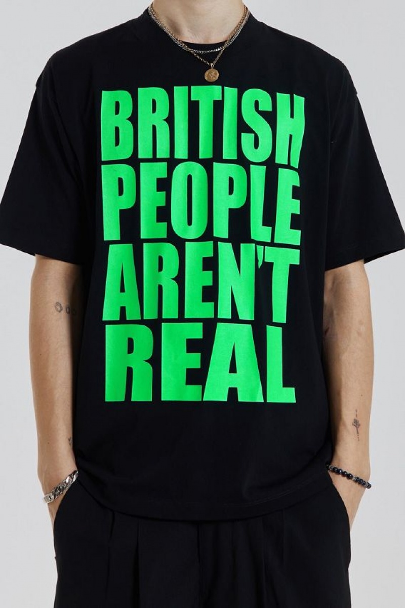 Jadedlondon British People Tee | JADLDN23906