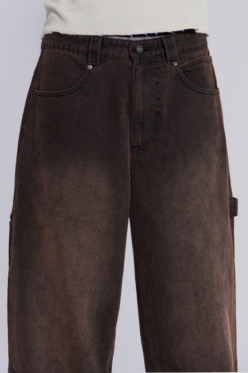 Jadedlondon Brown Colossus Carpenter Jeans | JADLDN24492