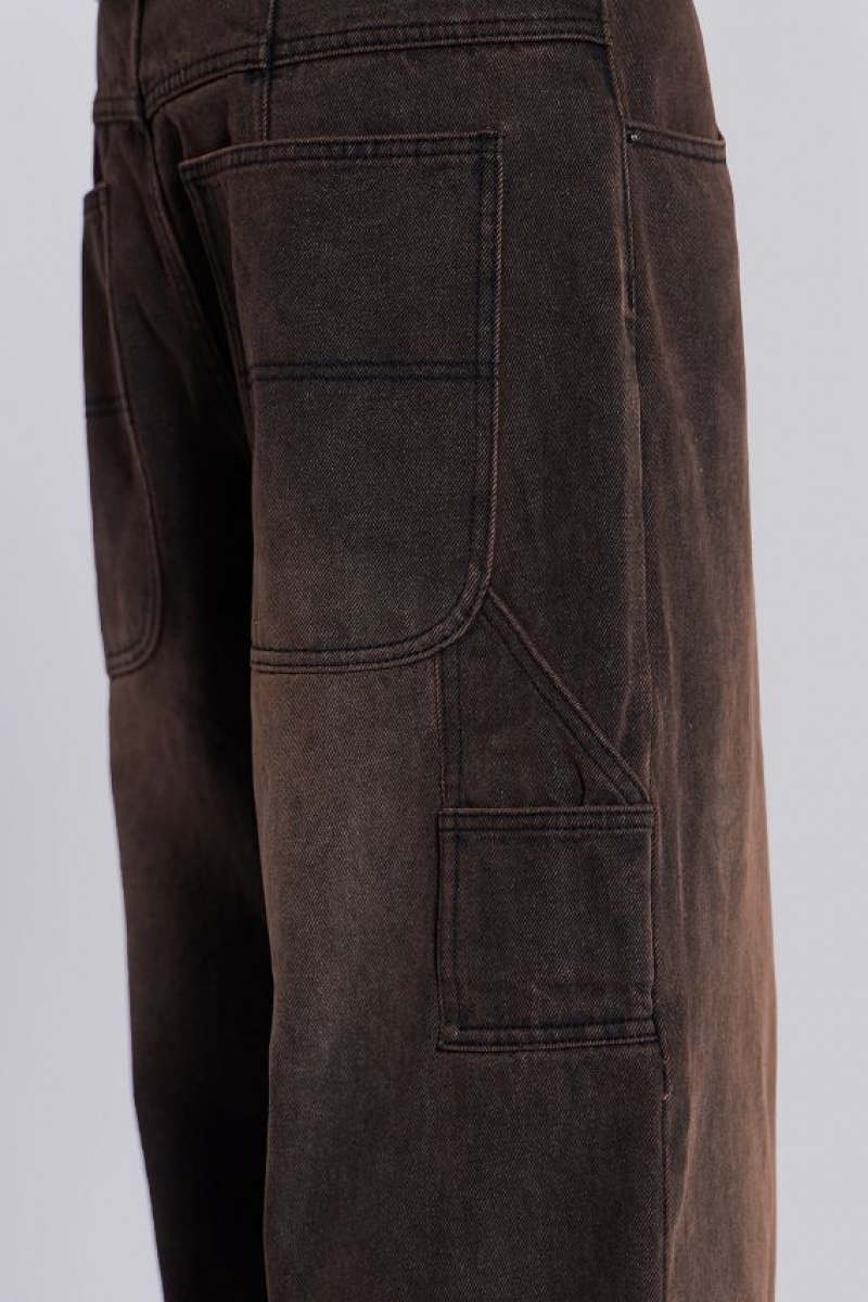 Jadedlondon Brown Colossus Carpenter Jeans | JADLDN24492