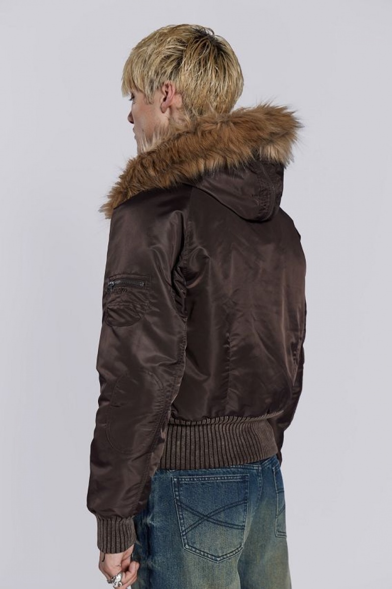 Jadedlondon Brown Jet Jacket | JADLDN24619