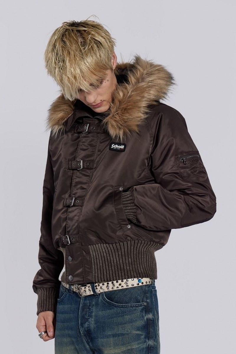 Jadedlondon Brown Jet Jacket | JADLDN24619