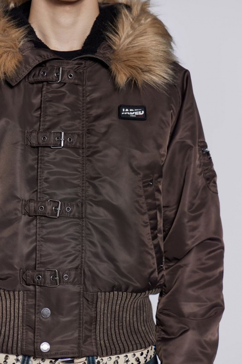 Jadedlondon Brown Jet Jacket | JADLDN24619