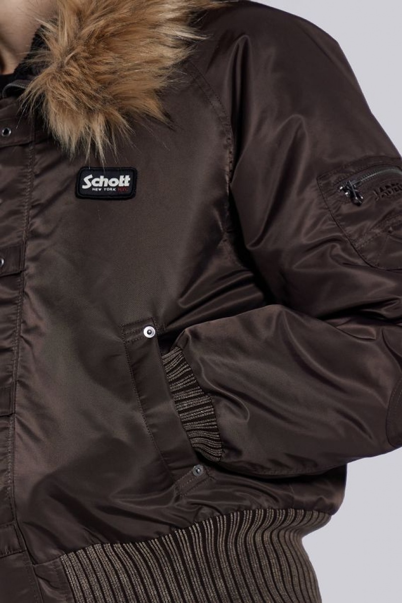 Jadedlondon Brown Jet Jacket | JADLDN24619