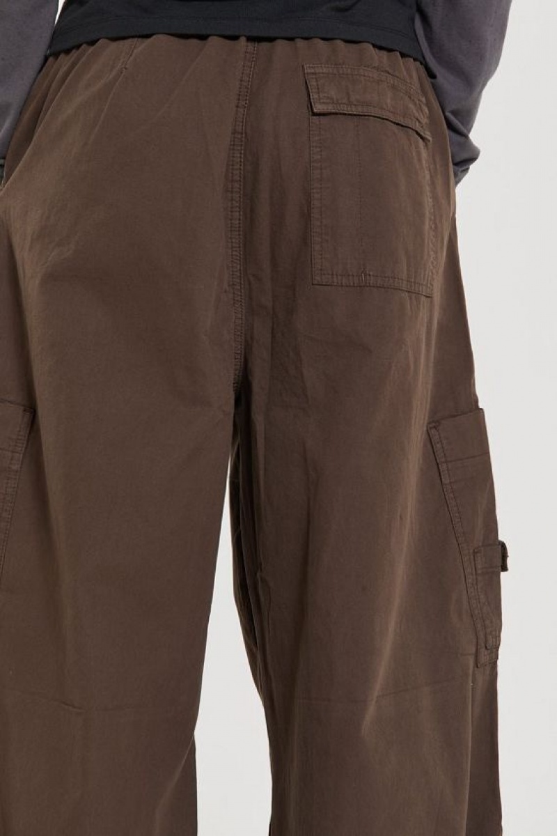 Jadedlondon Brown Parachute Cargo Pants | JADLDN24774