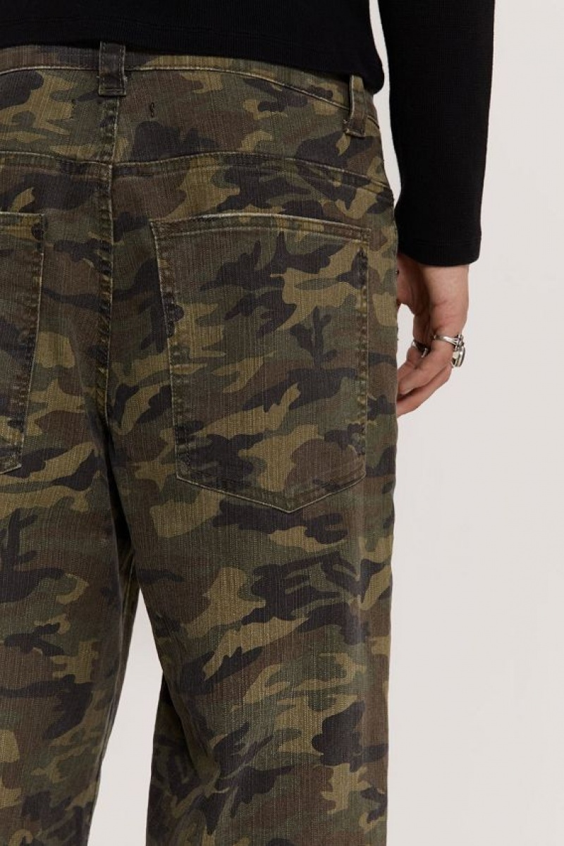 Jadedlondon Camo Colossus Baggy Jeans | JADLDN24482