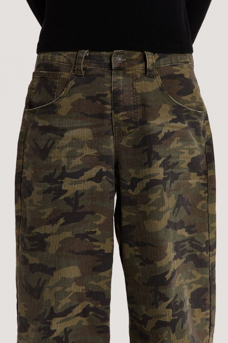 Jadedlondon Camo Colossus Baggy Jeans | JADLDN24525