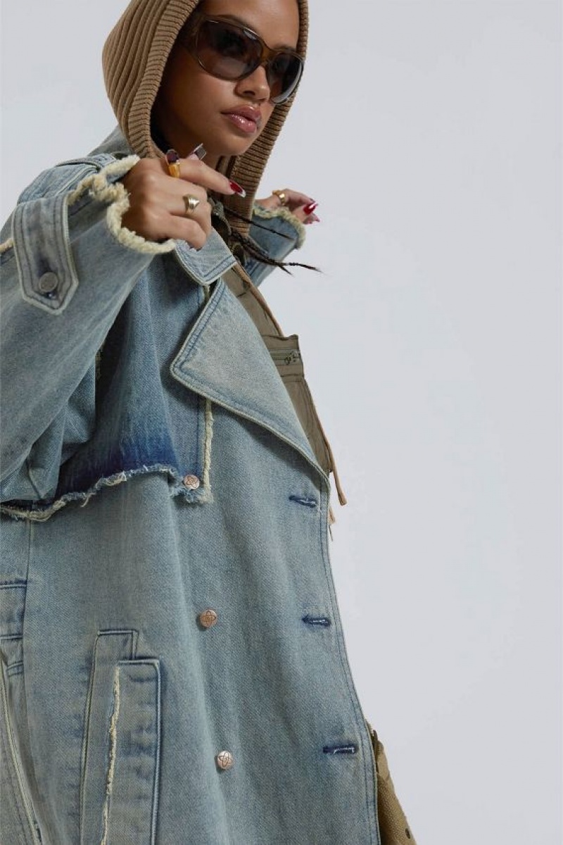 Jadedlondon Downtown Denim Coat | JADLDN24187