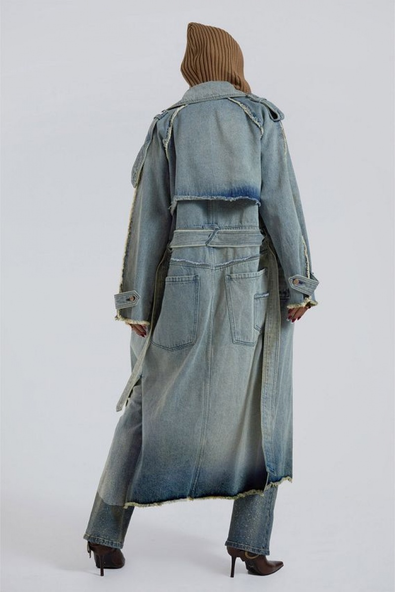 Jadedlondon Downtown Denim Coat | JADLDN24187