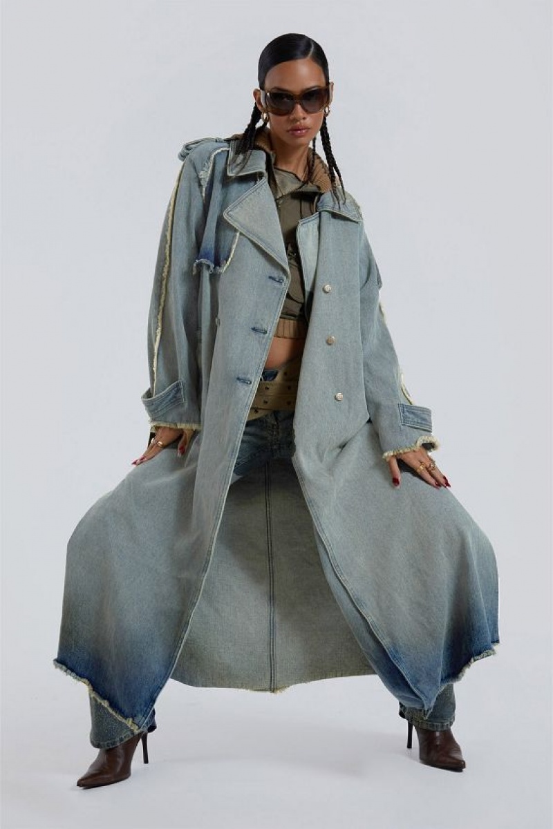 Jadedlondon Downtown Denim Coat | JADLDN24464