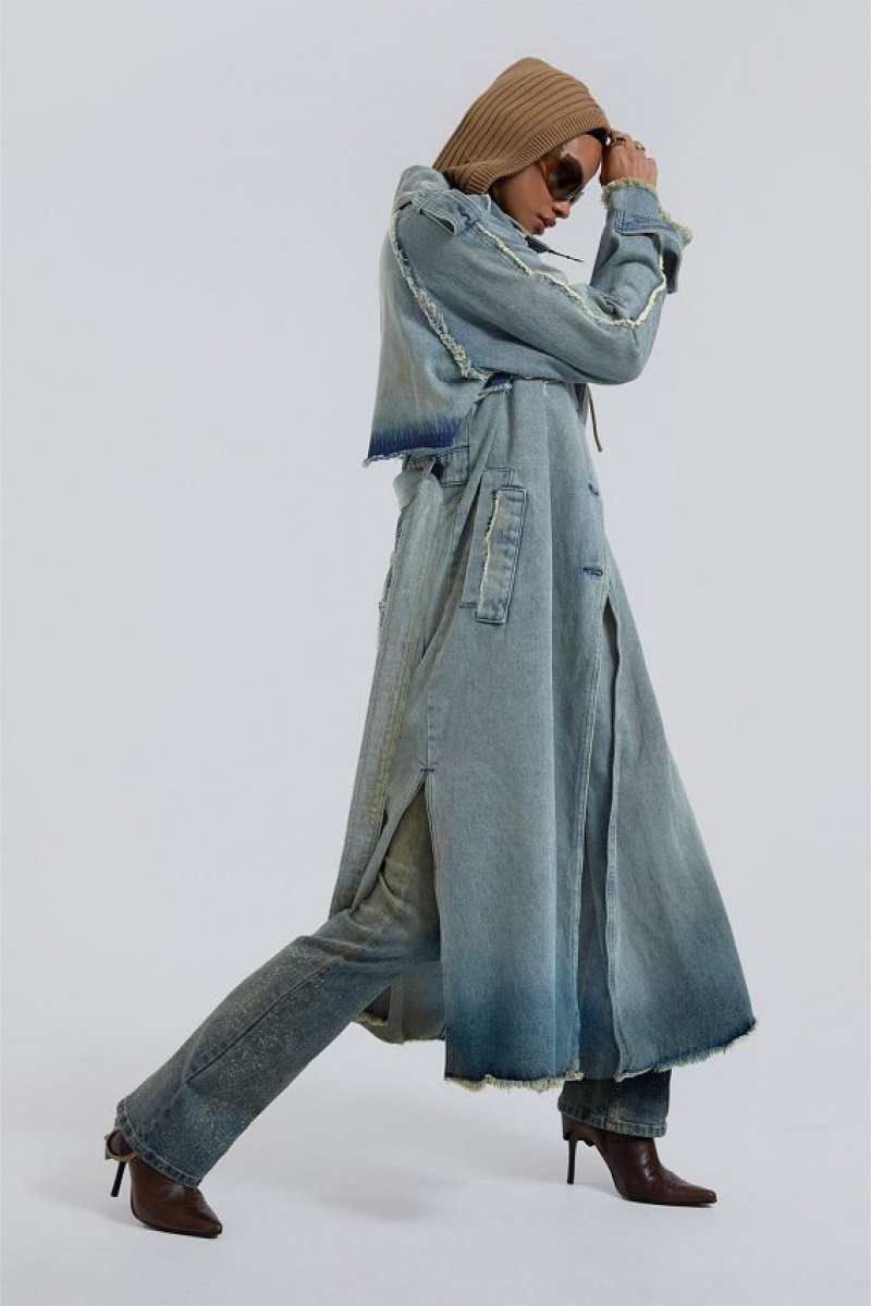 Jadedlondon Downtown Denim Coat | JADLDN24464