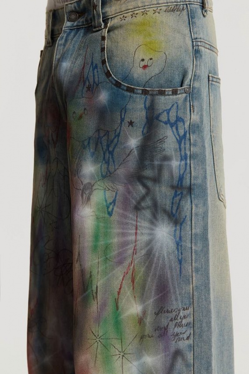 Jadedlondon Drifting Through Space Baggy Jeans | JADLDN24477