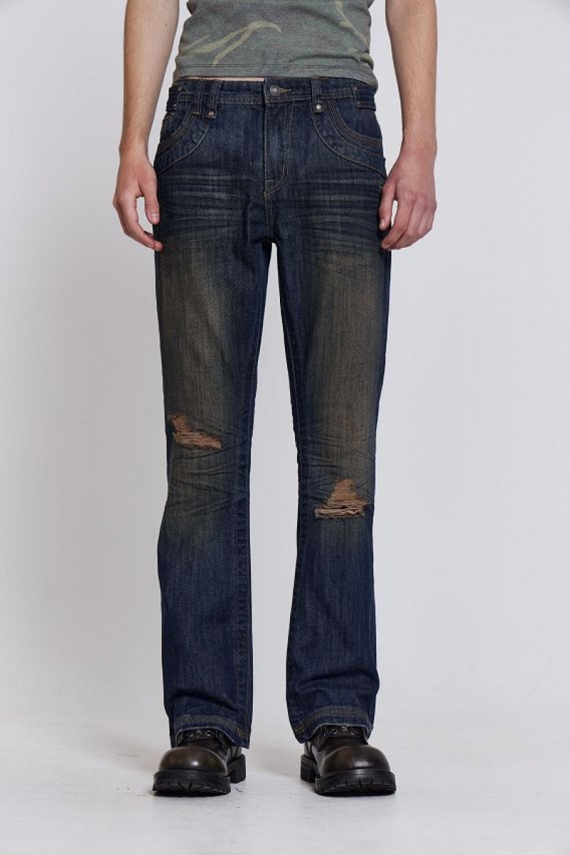 Jadedlondon Embroidered Bass Jeans | JADLDN24557