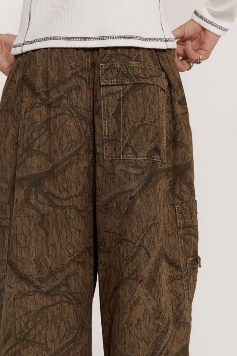 Jadedlondon Forest Camo Parachute Pants | JADLDN24754