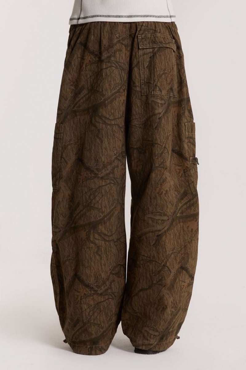 Jadedlondon Forest Camo Parachute Pants | JADLDN24754