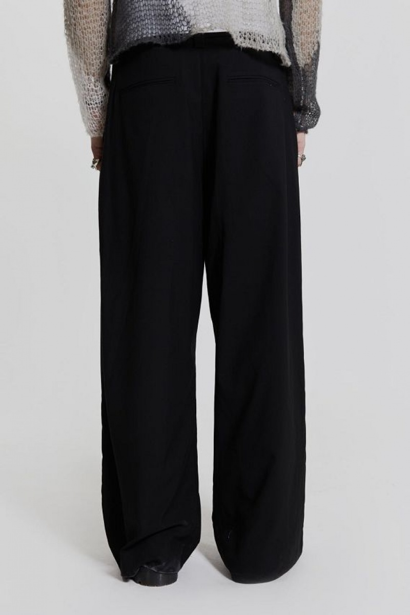 Jadedlondon Goliath Black Suit Pant | JADLDN24780