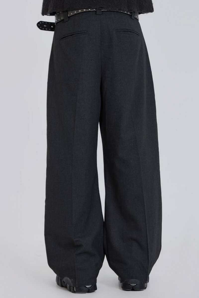 Jadedlondon Goliath Charcoal Suit Pant | JADLDN24782