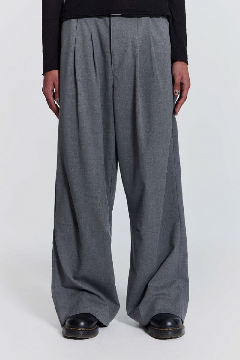 Jadedlondon Goliath Grey Suit Pant | JADLDN24781