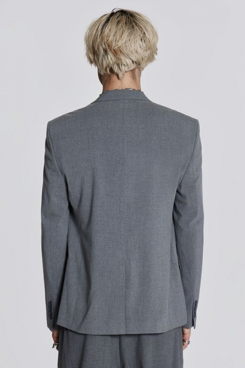 Jadedlondon Grey Goliath Blazer | JADLDN24605