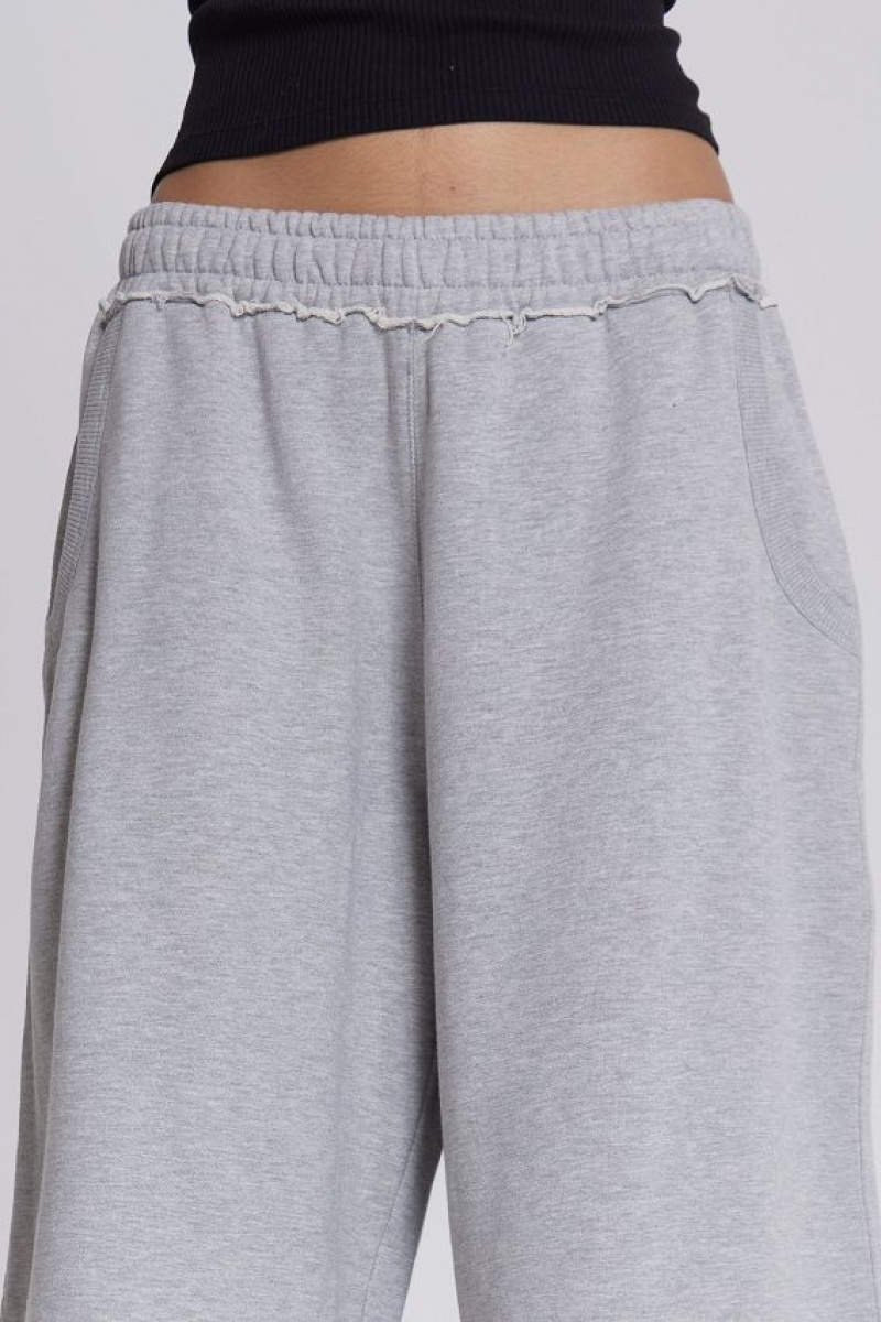 Jadedlondon Grey Marl Colossus Jogger Shorts | JADLDN24097