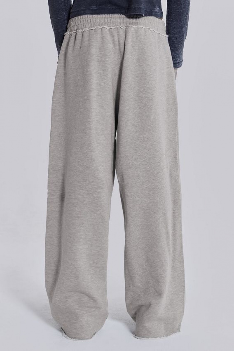 Jadedlondon Grey Marl Monster Joggers | JADLDN24798