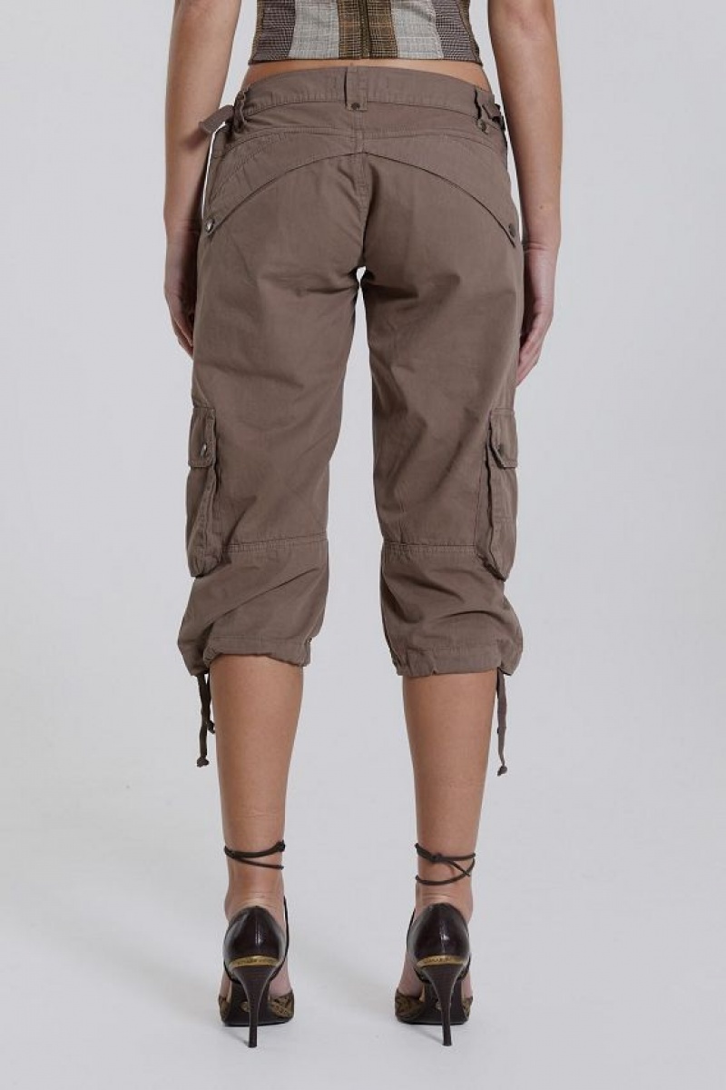 Jadedlondon Instinct Capri Cropped Cargo Shorts | JADLDN24139