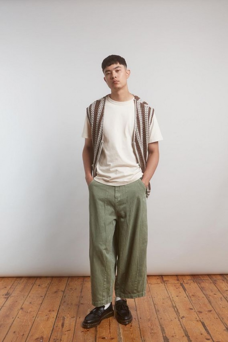 Jadedlondon Khaki Balloon Pants | JADLDN24762