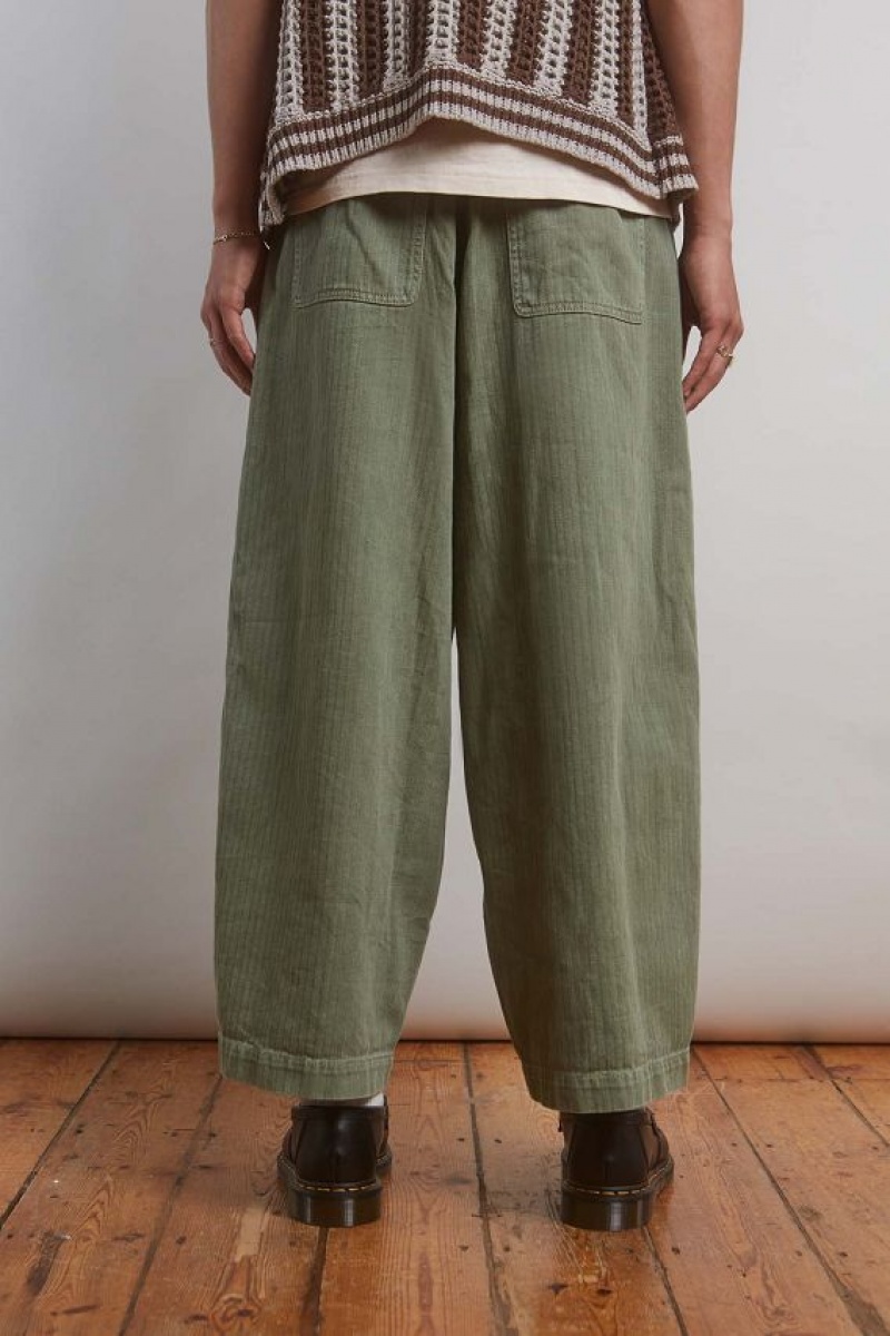 Jadedlondon Khaki Balloon Pants | JADLDN24762