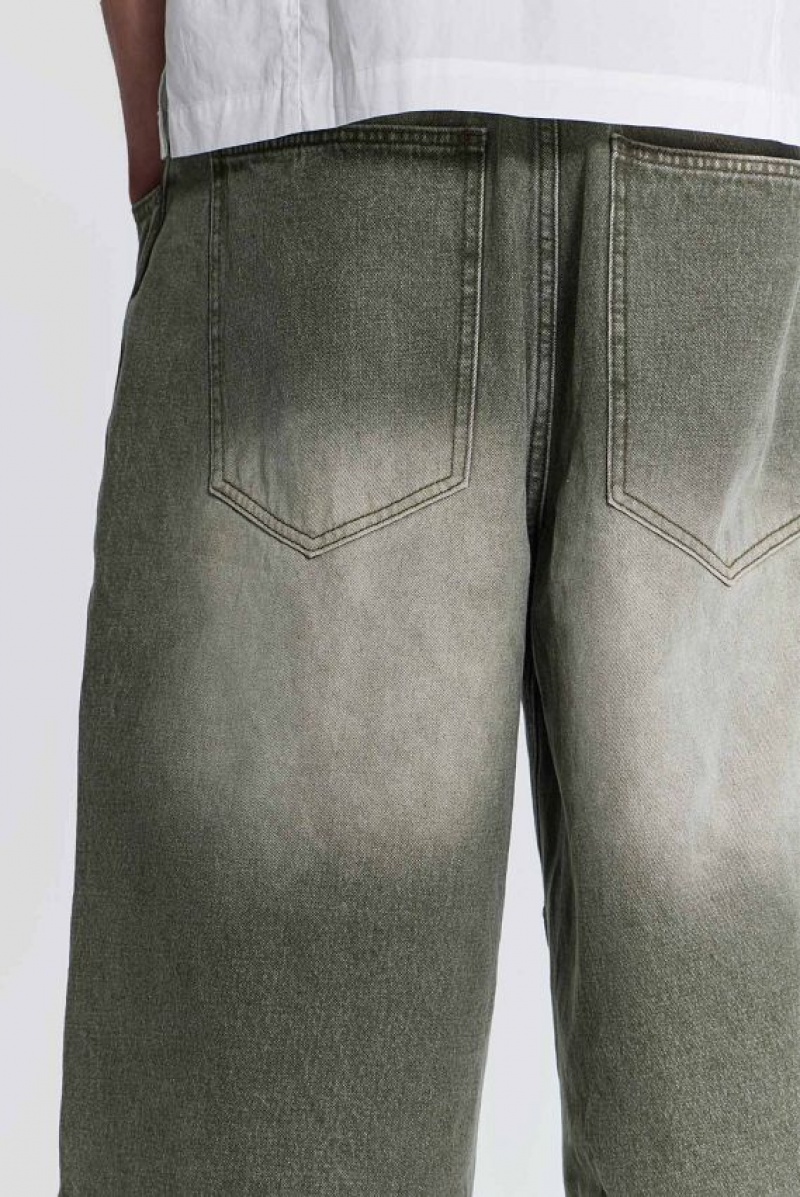 Jadedlondon Khaki Colossus Jorts | JADLDN24569