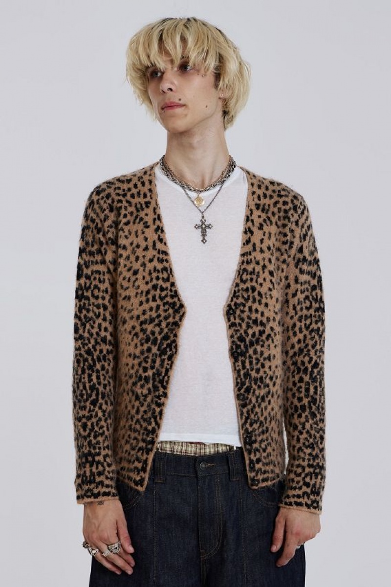 Jadedlondon Leopard Chuck Cardigan | JADLDN24831