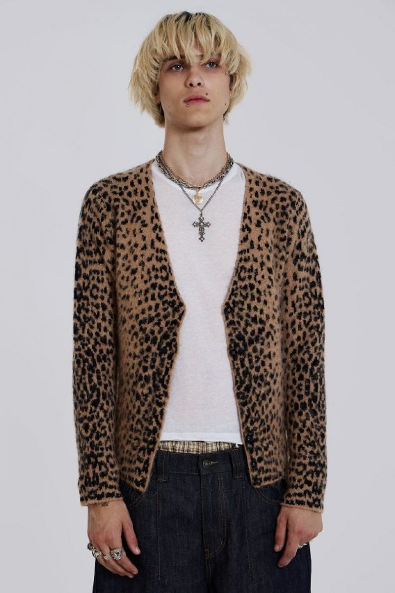 Jadedlondon Leopard Chuck Cardigan | JADLDN24831