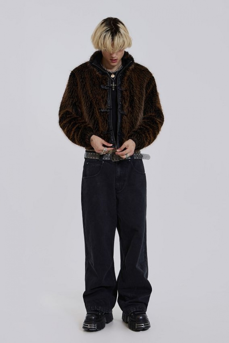 Jadedlondon Mendoza Faux Fur Jacket | JADLDN24621