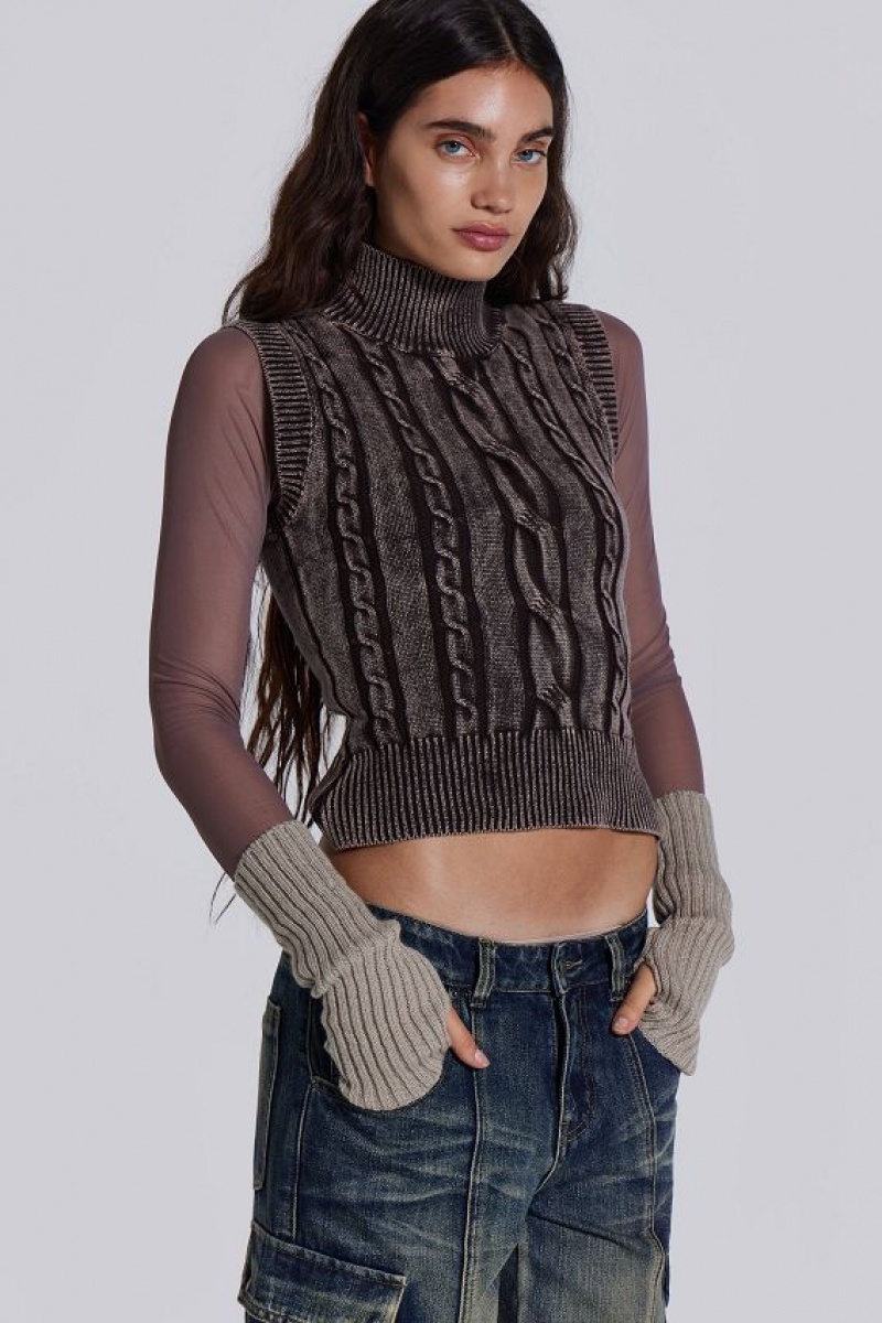 Jadedlondon Nixa Knit Top | JADLDN23890