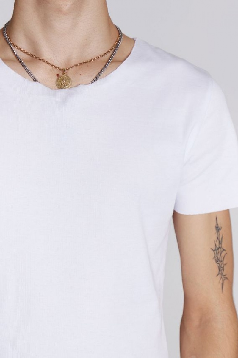 Jadedlondon Ntrls White Rib Tee | JADLDN24668