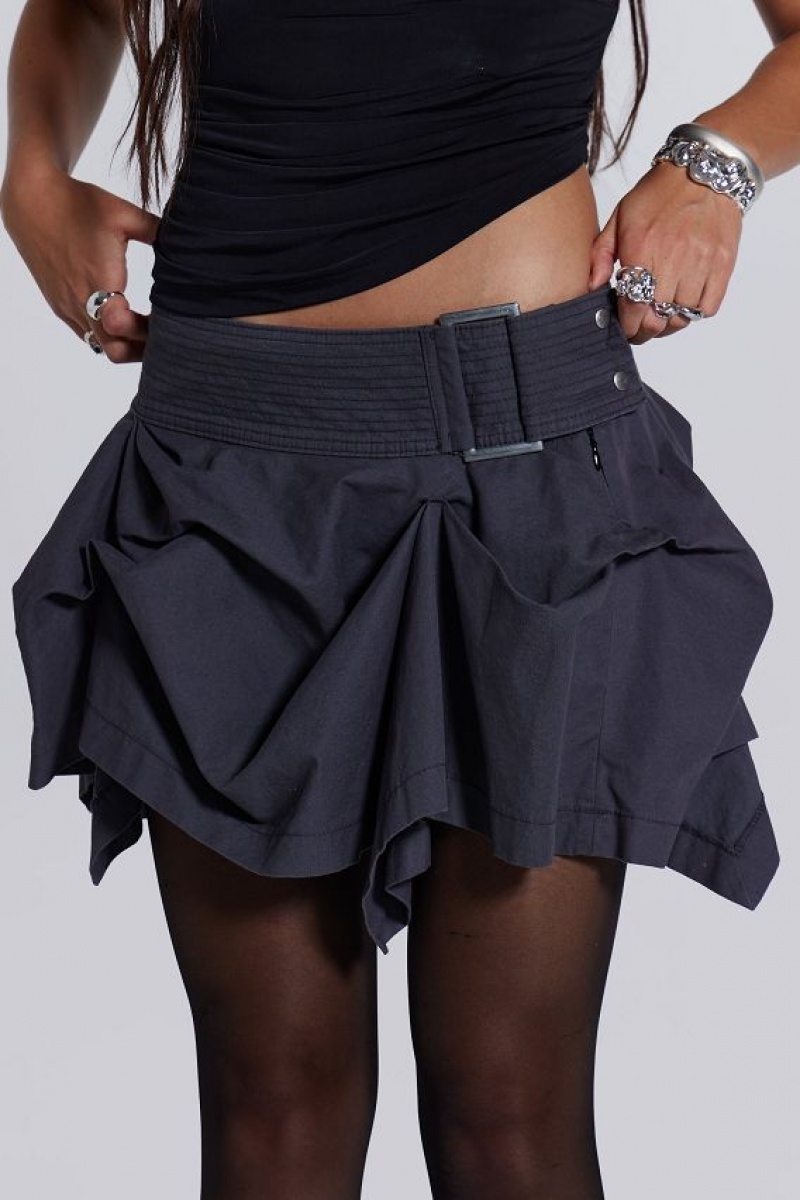 Jadedlondon Nyla Asymmetric Tucked Mini Skirt | JADLDN24260