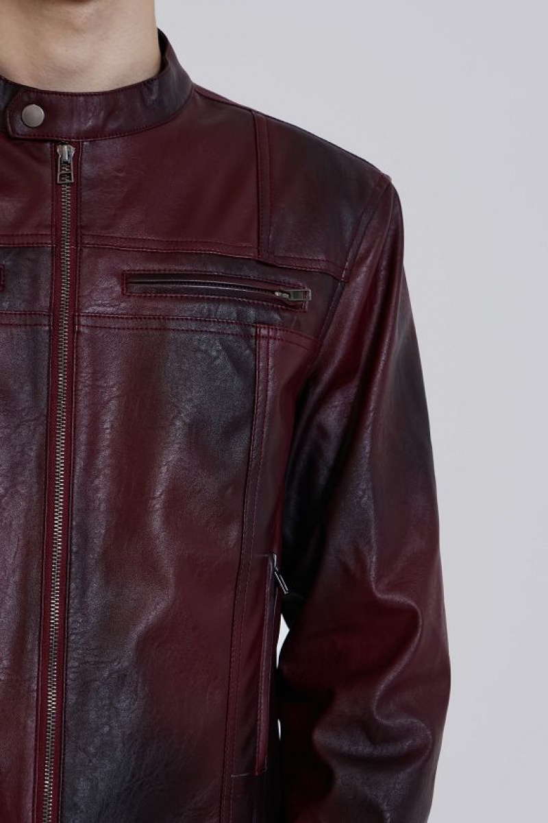 Jadedlondon Oxblood Piston Jacket | JADLDN24617