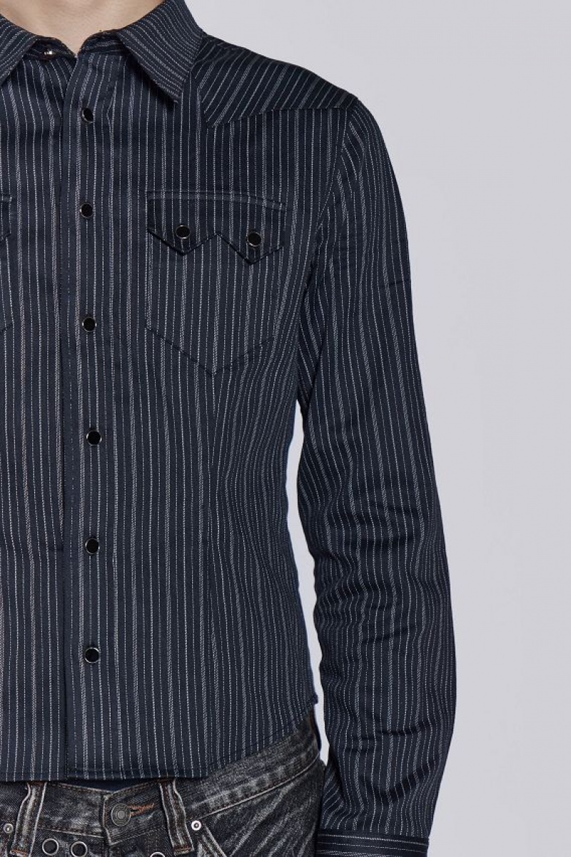 Jadedlondon Pinstripe Bronco Shirt | JADLDN24731