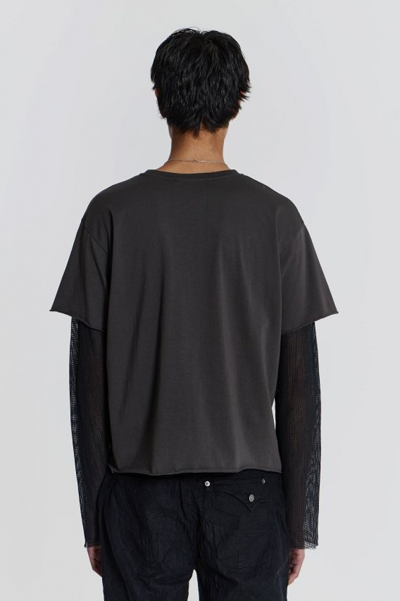 Jadedlondon Pitch Double Layer Tee | JADLDN24665