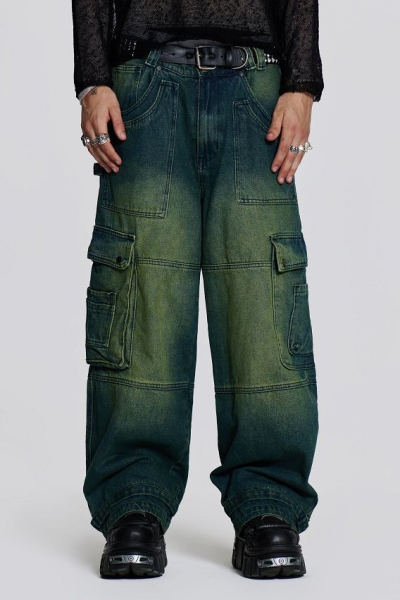 Jadedlondon Sandblast Monster Cargo Jeans | JADLDN24488